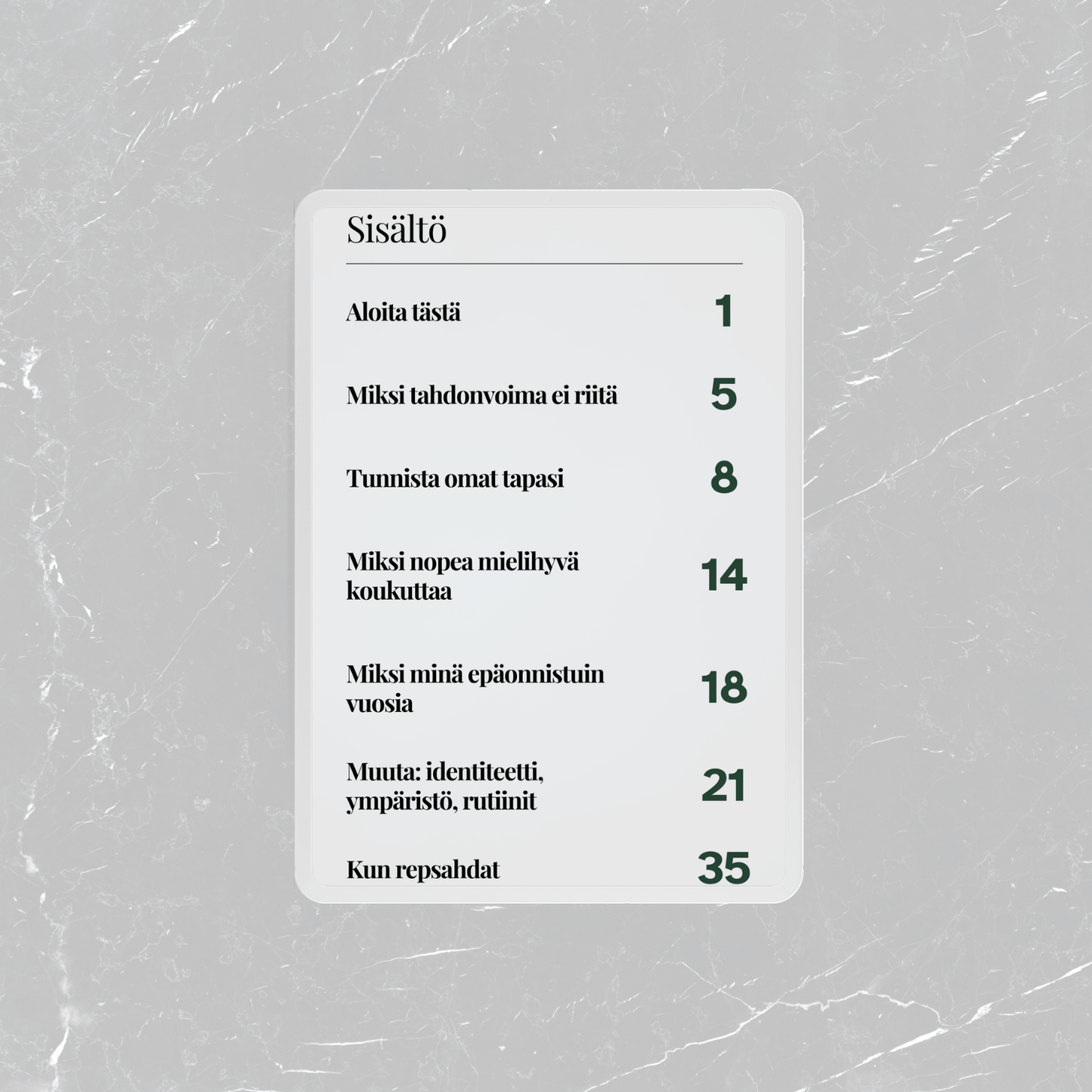 Kuinka päästä eroon huonoista tavoista? - Digitaalinen opas
